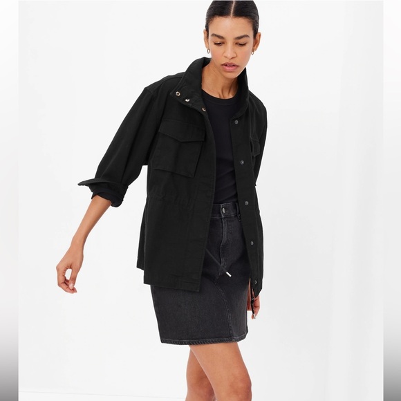 NWT Black Fall Utility Jacket PERFECT For Fall BRAND NEW - Picture 1 of 3